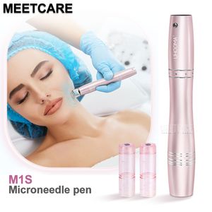 Hydra Derma Roller M1S Микроиглинг вода растворимая в дерме Mesotherapy Electric Auto Micro Sgling System Face Mts