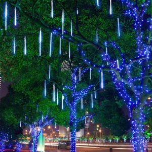 Dizeler 30cm 8 Tüpler Güneş Led İpi Işık Metor Duş Yağmur Su geçirmez Peyzaj Dekorasyonu Noel Ağaçları Bahçe Patio Street