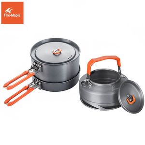 Camp Kitchen Fire Maple ing Cookware Utensils Dishes Cooking Set Hiking Heat Exchanger Pot Kettle FMC-FC2 Outdoor Tourism Tableware 220920