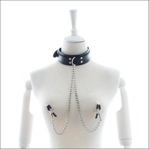 Красотные предметы грудные зажимы воротнички сексуальные игрушки для женщин пары шейки зажимы сосков BDSM.