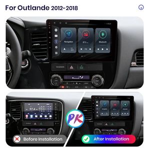 4 Çekirdek Android Carplay Ses Stereo Araba Video DVD Player Navigation Mitsubishi Outlander-2016 LHD için Kullanılır