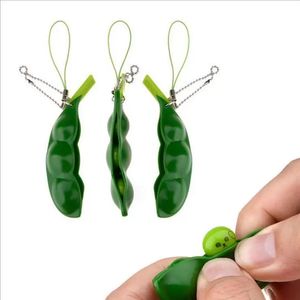 Декомпрессия Fidget Toys Edamame Squeeze Peas Beans Beans Cule Cute Stress Gift для взрослых игрушек Zm922