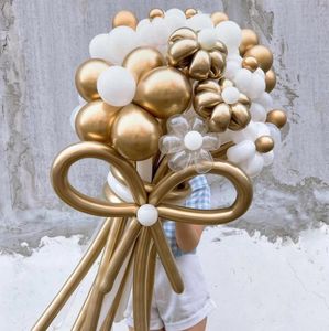 Festival Uzun Metalik Krom Lateks Balonlar Partisi Favoriler Çocuk Oyuncak Hediyesi 260 Twisted Diy Hayvan Şeklinde Çiçek Balon Arch Sevgililer Evlilik Doğum Günü Dekorasyon Prop