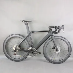 TT-X34 Aero Disk Yolu Empire Pro 2x12 Speed ​​Groupset ve Karbon Tekerlek Seti ile Komple Bisiklet