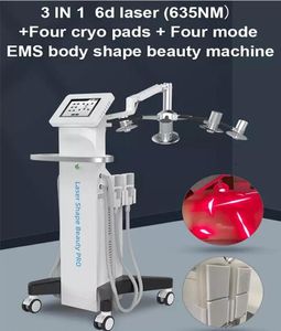Dikey Diyot Lipolazer Zayıflama Selülitinin Çıkarma Yağ Yanan 6D Lipo Lazer Kriyolipoliz EMS Vücut Şekli Makinesi