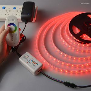 Şeritler DC 12V LED Strip Accesssories 24Key IR uzak RGB Denetleyici Kablosuz Touch RF Bant Işığı İçin Toka Tel