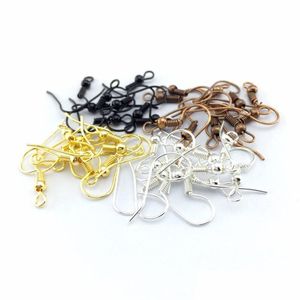 Clasps Hooks Оптовые 500 шт./Лот DIY Ювелирные изделия, делающие выводы, выводы Серхоз катушка ушная проволочная конец 18 мм 15 W2 Drop Delief 2021 Compo DHWHF