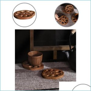 Коврики отличные столы с толстым антиотключением прочный декоративная деревянная чашка доставка подушки 2021 Домашний сад кухонный обеденный бар de dhi2e