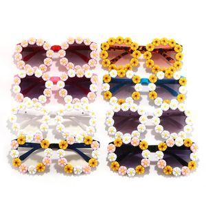 Çocuk Güneş Gözlüğü Küçük Daisy Gözlükler Parti Favorileri Kızlar Sokak Çekim İçbükey Modelleme Güneş Gllass Arrow Kids Plaj Gözlük Gözlükleri