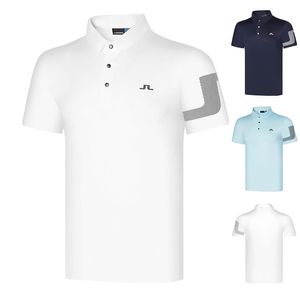 Golf T-Shirt Giyim Erkek Spor Kısa Kollu Rahat Açık Hızlı Kuru Nefes Yüksek Kaliteli Anti-Ayakta T-Shirt Üst 220923