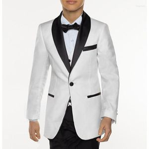 Erkekler Suits Boy Suit Seti Beyaz Siyah Mavi Çocuklar Düğünler İçin Balo Çocukları Resmi Elbise Smokin Ceket Pantolon Yelek 3 Parça Özel