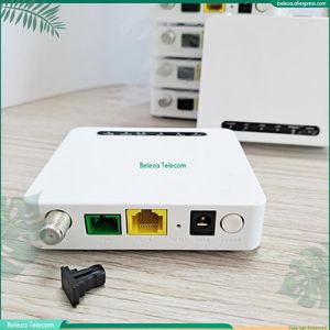 Оптоволоконное оборудование оригинальное двойное полоса 5pcs apc xpon 1ge wifi ont onu gpon epon modem sc catv английская прошивка без питания адаптер