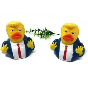 2022 ПВХ Трамп утка в ванне плавающая водяная игрушка вечеринка поставлена ​​забавные игрушки творческий подарок запас