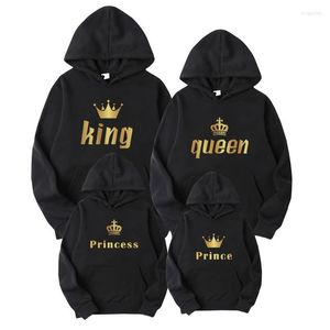 Erkek Hoodies Erkek Sweatshirts Lover Trailsuit Mektubu Baskı Aile Eşleşen Giysiler Dad Mom Kızı Oğlu Eşyası Ebeveyn-Çocuk