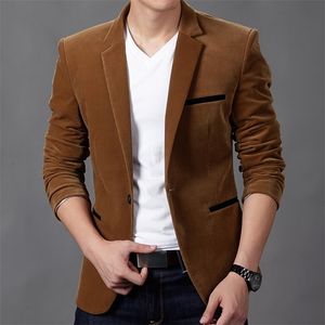 Мужские костюмы Blazers Autum Velvet Wedding Dress Poat Mens Blazer Jacket Fashion Casual Juptstage DJ Mens Business Blazers Costume Homme 220927