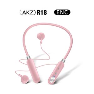 Akz-R18 Sport Wireless Warphone Hearsets Светодиодные аккумуляторные питания astplay hifi streao sound bluetooth наушники R18