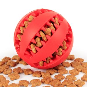 Pet Kaçırılmış Gıda Bouncy Ball Chews Doğal Kauçuk Besleme Topu Eğitim Köpek Oyuncakları LK290