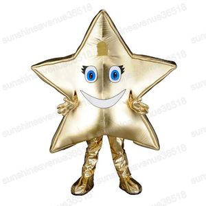Cadılar bayramı Sevimli Yıldız Maskot Kostüm Hayvan tema karakteri Karnaval Yetişkin Boyutu Fursuit Noel Doğum Günü Partisi Elbise