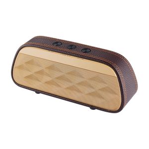 Shell in pelle Shell Wireless Bluetooth Speakers 360 ﾰ Supporto audio stereo Bluetooth 3.0 Versione/TF Scheda/Play musicale/Chiamata senza mano/Aux In/Portable Speaker