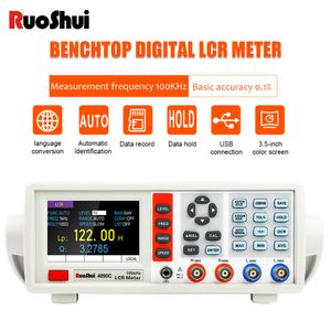 Мультиметры Ruoshui 4090C Сенваль типа LCR Цифровые измерительные измерительные прибор измерения индуктивности