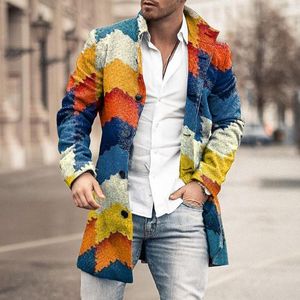 Erkek Yün Ceket Sonbahar Kış Palto Slim Fit Casual Siper Erkek Tam Kollu Stand Yaka Tek Göğüslü Düğme