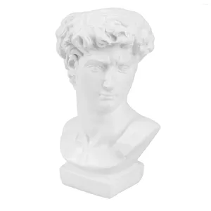 Vazolar Yunan Heykeli Ekici David Vazo Kafası Pot Heykel Büstü Tanrıça Etli Reçine Kalem Yüz Çiçek Tutucuşekilli İnsan Roma