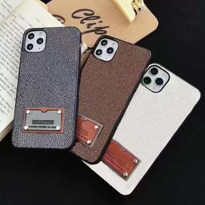 Для iPhone телефона чеходов Cell Cover Case Fashion Leather Print Designer Tags 12 13 Mini 11 Pro Max XS XR XSMAX 7 8 Plus D229305F