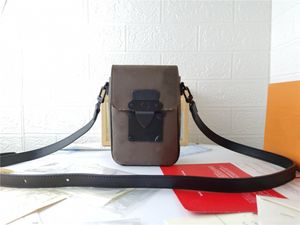 Знаменитые дизайнерские сумки сумки Tote S-Lock Vertical Mini Bag Роскошная женщина мужская сумочка для кросс-кусочка на плече сумка для мобильного телефона M81522