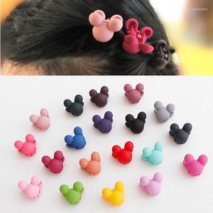 Acessórios para o cabelo Cute Mouse Bear Clip Wholesale Children 2022 Valentines Gift Trendy Colorful Cartoon For Baby Hairpin