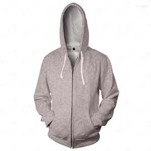 Erkek Hoodies Erkekler Zipper Hoodie Street Giyim Kadın Novelties 2022 Trend Tasarımcı Şeyler 3D Sweatshirt Adam