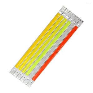 200mm LED Çubuk Işık 12V COB LAMP 10W Mavi Kırmızı Yeşil Sıcak Beyaz Renk Aydınlatma Araba Ampulleri İş Işıkları Strip