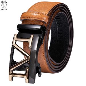 Ремни Hi-Tie Orange Mavy Blue Tan Brown Black White Burgundy Leather Refem