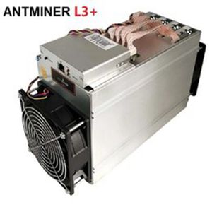 Eletricidade gratuita Recomendar Bitmmin Antminer L3 mais M￡quina de minera￧￣o L3J 504MH/S com fonte de alimenta￧￣o Miners L3 Plus