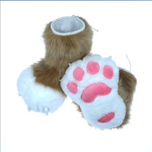 Fursuit Paws носки пушистые ботинки выключают костюмы