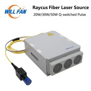 Will Fan Raycus 20W 30W 50W Q-switched Pulse Fiber Laser Source GQM 1064nm High Quality Laser Module For Laser Marking Machine