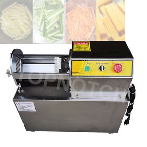 Patates Fries Makinesi Elektrikli Ticari Otomatik Kesim Salatalık Tatlı Patates Kabak Taro Kesme Bar Maker