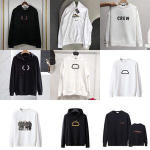 BA Erkek Kadın Tasarımcıları Artı Boyutu Hoodie Markaları Erkek Şişman Kişi Tişörtü Erkek Hoodies Giyim Siyah Beyaz Uzun Kollu Kapşonlu Giysiler T gömlek 3XL 4XL 5XL 6XL 7XL