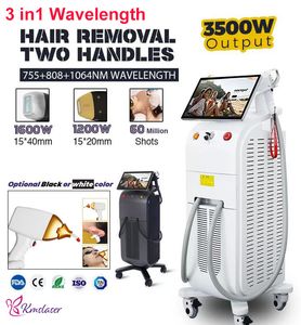 Permanent fast laser hair removal machine for full body parts with 3500W high power 808nm laser diode beauty equipment CE approved dark white skin use