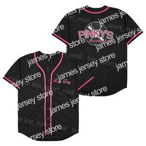 24 Movie Retro Blank Baseball Pinkys Jersey Shop в следующую пятницу Черная дышащая вышивка и шить Color Cool Base for Sport Fans