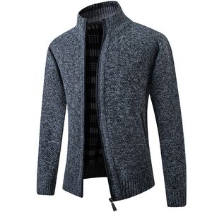 Мужские свитера падают на заводском магазине мужской стоячий воротник кардиган плюс размер дышащий комфортабельный куртка для свитера.