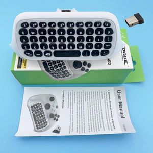 Игровые контроллеры джойстики беспроводная клавиатура Chatpad для серии S/X Controller Gamepad с USB -приемником Xbox GamePadgame