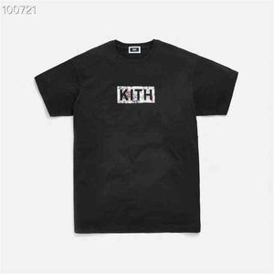 Kith Floral Classic Детская детская футболка с коротким рукавом для взрослых O-образного вырезок Kith Cotton Trub