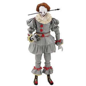 19 cm film NECA Orijinal Stephen King's It Pennywise Korku Joker Palyaço Aksiyon Figür Oyuncaklar Dolls260T