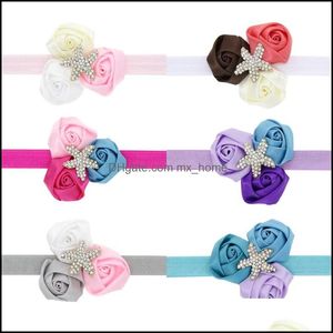 Baby Flower Hair Band Rose Starfish Headsd