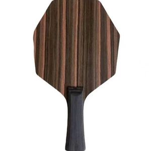 Настольный теннис Raquets Cybershape Ebony Material Material Table Tennis Blade Racket Curve Hex 220811