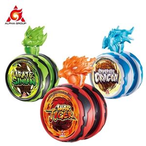 Yoyo Blazing Team Beast Warrior Serisi Magic Yoyo Polyester String Komik Profesyonel Çocuk Oyuncakları Çocuklar İçin Hediyeler Yo-Yo A220826