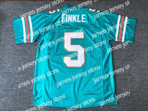 Ray Finkle Football Jersey Ace Ventura Pet Detective Movie Men Jersey de futebol costurou Teal Retro S-XL