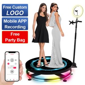 Portable Selfie 360 ​​Spinner Degret Platform Stage Lighting Business Photobooth Vending Machine Видеозлонка 360 фотобудки