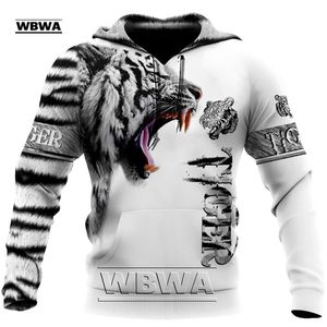 Мужские толстовок толстовок бренд мода осенние пейзажа Льва белая тигровая кожа 3D по всему печатному толщовам унисекс пулопер -пулочка. Повседневная куртка 220826