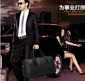 Bolsa de viagem Duffle Bags Moda masculino Bag de Esportes de Luxo PU Compras de Lugar Fim de semana Bolsa Vintage Bagage ombro para mulheres bolsas de mochila